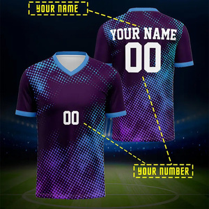 Vêtements de sport d'entraînement de football à manches courtes de style nouveau maillot de football chemises de football vente chaude chemise de vêtements de football - Product Image 6