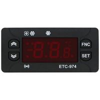 Contrôleur de température par micro-ordinateur ETC-974, thermostat de réfrigérateur, régulateur de température, thermorégulateur, capteur double NTC, 220V