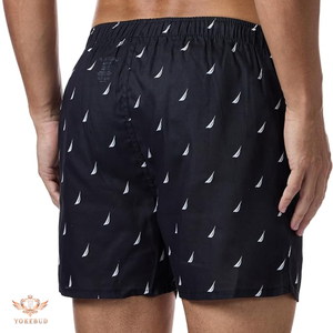 Nuevo paquete de 3 Bóxers tejidos de algodón para hombre, ropa interior cómoda transpirable de tiro medio, uso diario informal con cintura elástica, venta al por mayor BD - Product Image 3