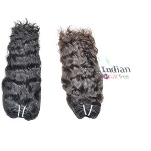 Extensions de cheveux humains indiens 100% naturels, prix de gros, mèches ondulées vierges, donneur unique, non traitées, aspect naturel - Product Image 5