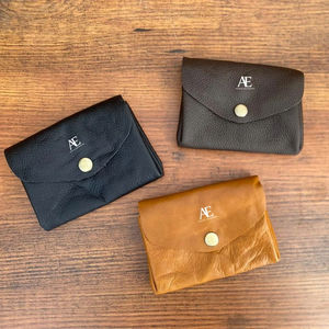 Recién llegado, monedero de cuero auténtico para mujer, elegante cartera de mano, monedero pequeño de cuero genuino, superventas, monedero Unisex - Product Image 1