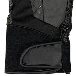 Gants équestres en cuir PU noir antidérapants personnalisables de haute qualité Soft Shell Back Front Dogitak Print pour l'hiver en plein air - Product Image 4