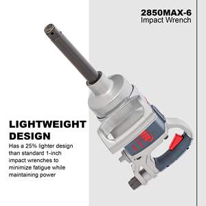 Llave de Impacto Eléctrica de 1 Pulgada y 5500 RPM con Extensión de Yunque de 6 Pulgadas, 21V, Grado Industrial para Proyectos de Bricolaje - Product Image 3