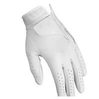 Guante de golf de cuero para diestros para hombres, marcador de bola magnético, guante blanco reemplazable transpirable, piel de oveja