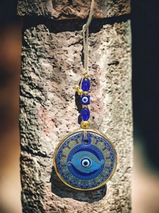 Ojo Turco DAFNI de 11 cm, Hecho a Mano, con Relieve, Magnético, Decoración Tradicional para Pared - Product Image 4