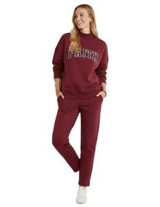 Sweat-shirt à col montant réversible pour femme, de haute qualité, avec logo frontal, décontracté, hiver, en polaire, coupe ample, séchage rapide, respirant - Product Image 1