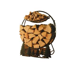 Porte-bûches en fer autoportant extérieur pour ranger les bûches coupées dans le jardin ou l'arrière-cour Couleur de forme de taille personnalisée - Product Image 4