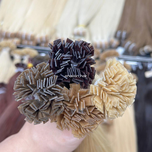 Extensions de cheveux humains vietnamiens K TIP traitées avec la technique slave pour une qualité de couleur blonde européenne naturelle - Product Image 3