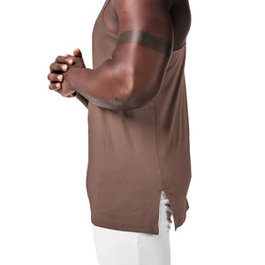 Wholesale Custom Men's Sleeveless Muscle Tank Top Fitness <b>Bodybuilding</b> Gym Wear Moisture Wicking Sport Stringer <b>Vest</b> - Product Image 5