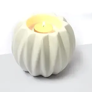 Designer Flower Shape Decorative Candle Stand for Home Decor White Marble <b>Star</b> shape Tea <b>Light</b> - Product Image 5