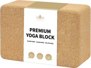 Wholesale Supply Eco-Friendly EVA & Cork Yoga <b>Brick</b> 9 X 6 X 4 Inch Durable Non-Slip High Density Support Block - Product Image 6