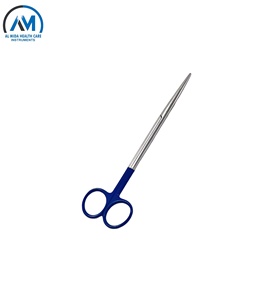 Tijeras Metzenbaum de 7 ''con revestimiento azul, cuchillas rectas puntas romas/romas para cirugía - Product Image 3