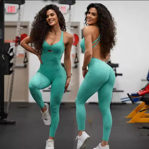 ชุดโยคะไร้รอยต่อของผู้หญิงชุดเล่นโยคะแบบแห้งเร็ว - Product Image 4