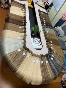 Cabellos humanos vietnamitas 100% Cabello virgen Remy I-tips Extensiones de cabello de queratina Doble dibujado de alta calidad - Product Image 5