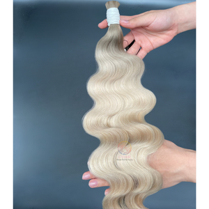 ผมต่อแบบลอนธรรมชาติไม่ผ่านกระบวนการ100% ผมคนยาว30นิ้วยืดได้คลื่นลึกแบบหลวมจากเวียดนาม - Product Image 5