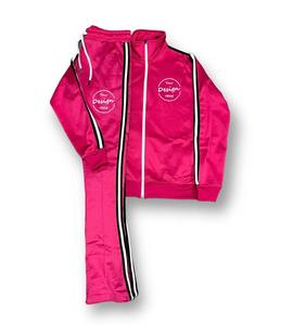 Trajes de sudor de etiqueta privada de moda Sudadera con capucha de peso pesado y pantalones de chándal apilados Conjunto de chándal de talla grande para hombres - Product Image 2