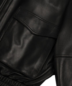 Vestes en cuir pour hommes en gros, vierges, col montant, mode, coupe-vent, moto, haute qualité, décontractées - Product Image 5