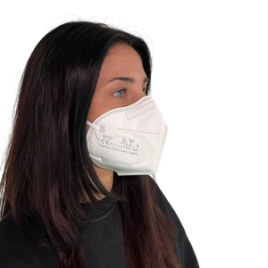 Masques faciaux en coton certifiés FFP3 NR de catégorie III EPI certifiés CE sans valve Masque anti-poussière jetable et réutilisable - Product Image 1