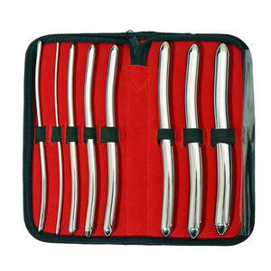 Juego de Dilatadores Hegar Ortopédicos de 8 Piezas, Clase I, Embalaje en Estuche de Cuero Manual, Fabricado en Alemania, Acero Inoxidable de Calidad, Certificado CE 1 - Product Image 2