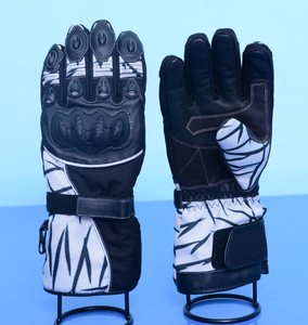Gants de moto gants de protection motocross personnaliser gants en cuir véritable perforé - Product Image 1