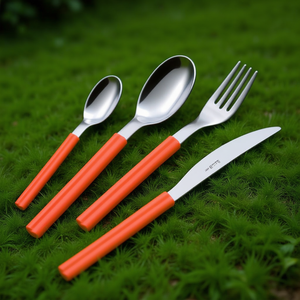 You&Me SKY Orange YM24SK 21 Ensemble de couverts en acier inoxydable de 24 pièces - Product Image 3