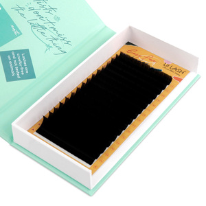 Cils en éventail faciles à poser, brun foncé, cils volumineux les plus vendus, extensions de cils en éventail faciles à poser, plateaux d'extensions de cils en gros - Product Image 2