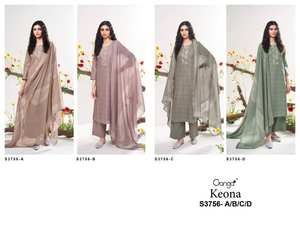 Premium Cotton Satin Embroidered Salwar Kameez Collection for Party Wear <b>Indian</b> & <b>Pakistani</b> <b>Clothing</b> Available at Wholesale Rate - Product Image 5