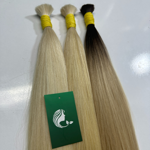 Cuticules cheveux alignés de qualité supérieure en vrac vietnamien cheveux naturels blonds 613 vierge cuticule alignée extension de cheveux humains - Product Image 3