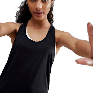 Débardeurs respirants 100% coton pour femmes Logo personnalisé avant Service OEM vente en gros hauts de gymnastique d'été livraison gratuite - Product Image 4