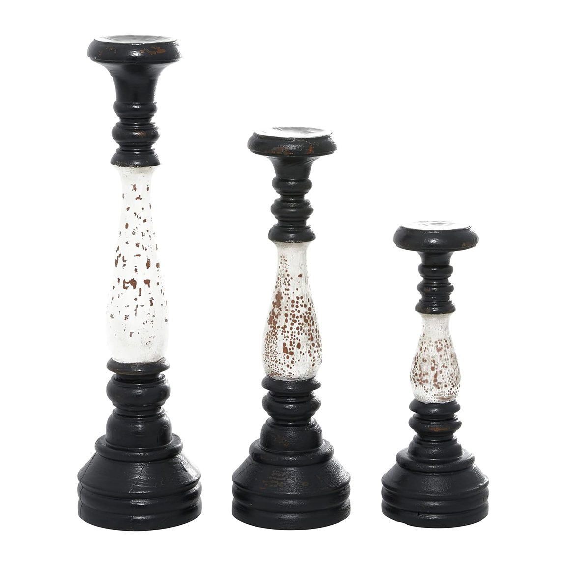 Rustic White and Black