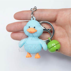 Llavero de PVC blando de moda, soporte para llaves, decoración para bolso, regalo, colgante duradero 2026 - Product Image 4