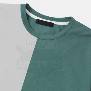 Camiseta de poliéster/algodón ecológica transpirable de secado rápido de alta calidad para hombre, camiseta de manga corta suave y cómoda para verano - Product Image 3