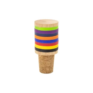 Bouchons de bouteille de vin en liège personnalisés Hoodia, gadget unique - Product Image 3