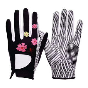 Unisex Genuine Leather Golf Glove Durable Comfortable Tailored Fit with <b>Zip</b> <b>Pouch</b> Custom Fashion Printed for Sports Scene - Product Image 4