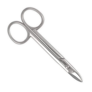 Ciseaux à cuticules professionnels en acier inoxydable, lame incurvée et tranchante, légers et durables, pour le soin des ongles en salon de beauté - Product Image 4