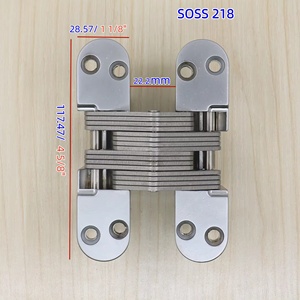 <span class=keywords><strong>Bisagra</strong></span> oculta pequeña/mini <span class=keywords><strong>SOSS</strong></span> de 18, 25, 45 mm para paneles, para equipos eléctricos automáticos y puertas invisibles de autoservicio - Product Image 6