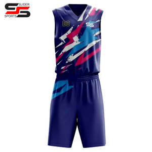 Uniformes de baloncesto de malla de alta calidad con descuento en la escuela secundaria uniformes de baloncesto personalizados de la mejor calidad - Product Image 3