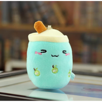 Porte-clés en peluche Boba bleu mignon, jouet doux en coton PP, 11CM-30CM, unisexe, pour enfants de 2-4 ans, 34g, expédition manuelle, mon magasin