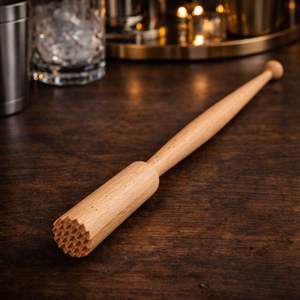 Muddler de Cócteles de Cerámica y Madera Artesanal, Diseño de Doble Cabeza, Agarre Suave, Trituración Potente para Hierbas, Cítricos y Bebidas de Bar - Product Image 6