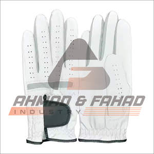 Gant de golf en cuir Cabretta respirant personnalisé pour femmes équipement de sport élastique main gauche par fabricant - Product Image 5