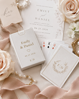 No Moq Best Quality Custom Wedding Playing Cards Favors Personalized Deck with Box