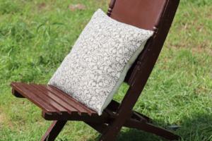 Housses de coussin de créateur à motif rayé moderne 100% oreillers brodés à la main décor à la maison jetable avec impression de bloc à la main - Product Image 4