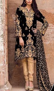 Anarkali Saree kurta กำมะหยี่สวยงามชุดแต่งงานลูกไม้คริสตัลยาวสบายๆ shalwar kurti - Product Image 3