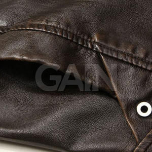 2025 veste d'hiver en cuir de bonne qualité pour hommes couleur personnalisée 100% veste en cuir pour hommes à vendre - Product Image 6