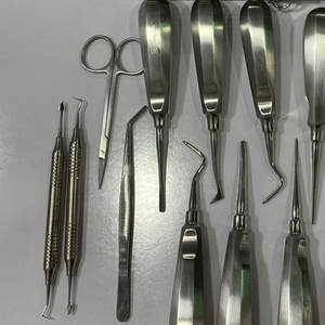 Kit básico de cirugía de implantes dentales, 17 Uds., instrumentos quirúrgicos de alta calidad, Odontología alemana, Manual quirúrgico de acero inoxidable - Product Image 5