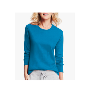 2024 camisetas de mujer de ropa informal OEM de alta calidad multicolores personalizables y en stock a precios baratos - Product Image 2