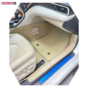 Alfombrillas de Coche Sin Costuras ODM, Accesorios de Lujo de Cuero Nappa para Automóviles, Alfombrillas Personalizadas al por Mayor para Toyota Camry, Juego Completo - Product Image 6