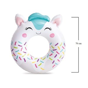 INTEX เสื้อชูชีพยูนิคอร์นสีขาวและสีฟ้า76ซม. สำหรับเด็กว่ายน้ำและลอยน้ำได้ทำจากไวนิลลอยน้ำได้ - Product Image 2