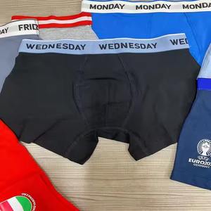 Paquete de 3 Calzoncillos Boxer Casuales de Algodón para Hombre, Marca Overrun, Cintura Elástica, Stock de Bangladesh - Product Image 3