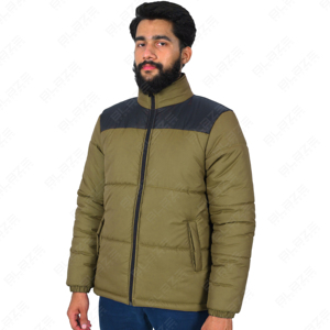 เสื้อแจ็กเก็ตทรงปักเป้าทูโทนสีสำหรับผู้ชายเสื้อคลุมผ้าแคนวาสสำหรับฤดูหนาวอย่างเป็นทางการ - Product Image 1